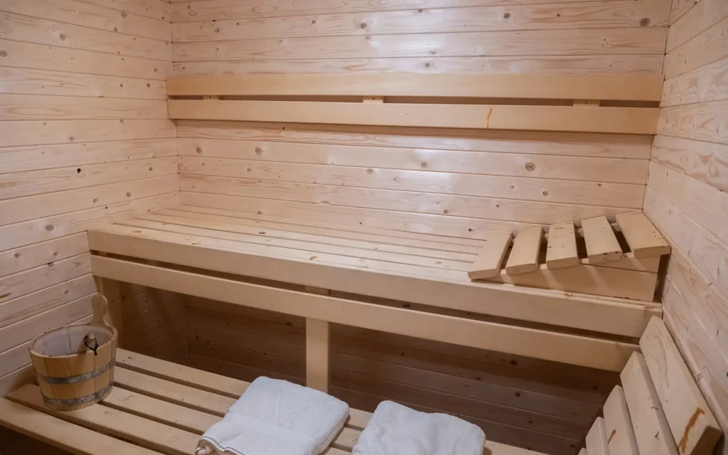 Arran Cottage Sauna Interior